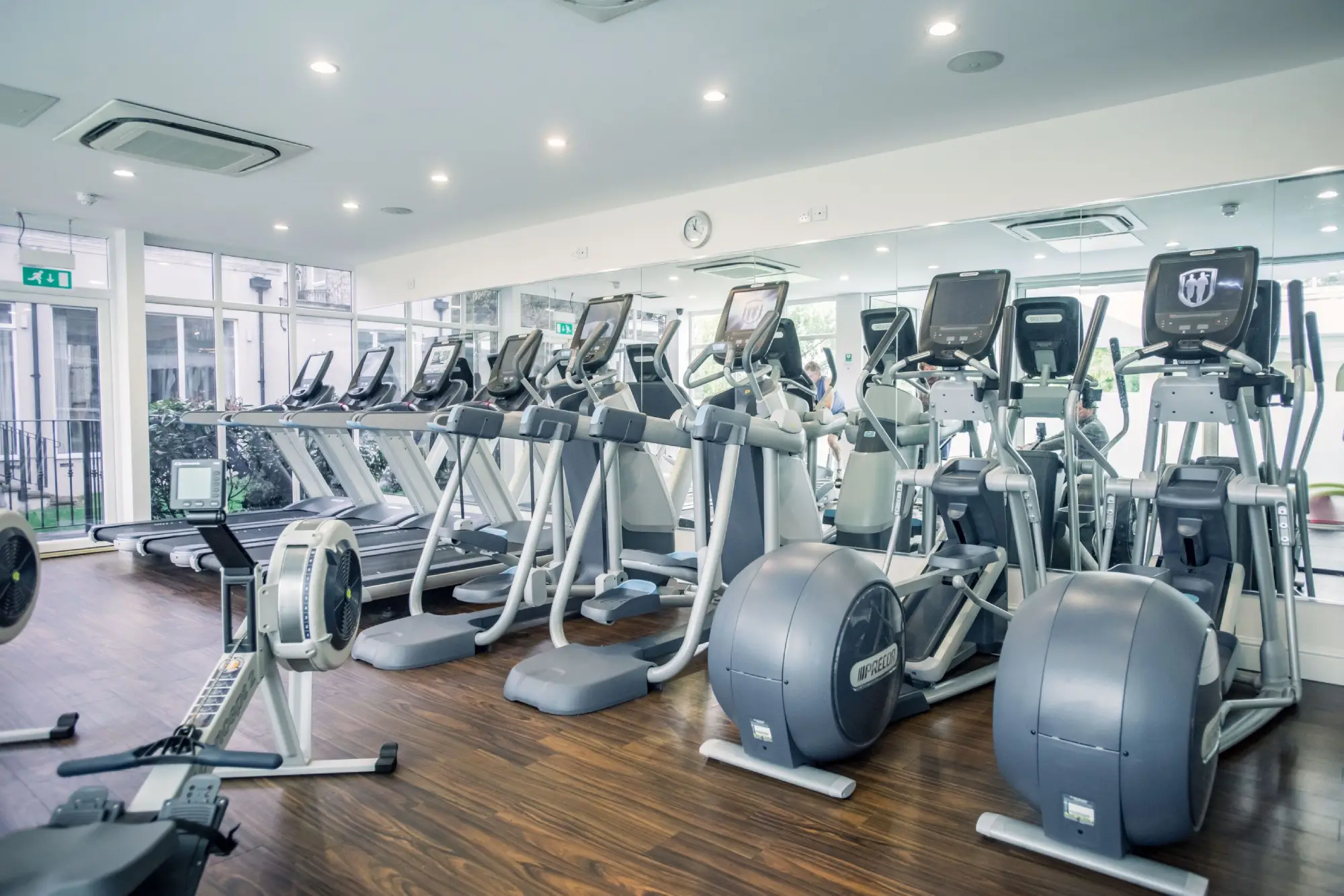 The health club gym in the Spa Hotel, Tunbridge Wells